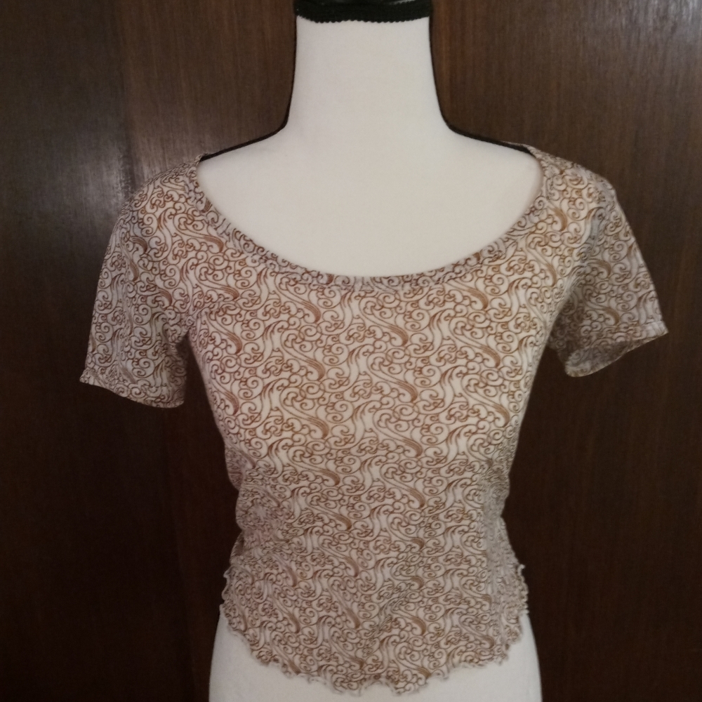 Guess Vintage scoop neck top Size S